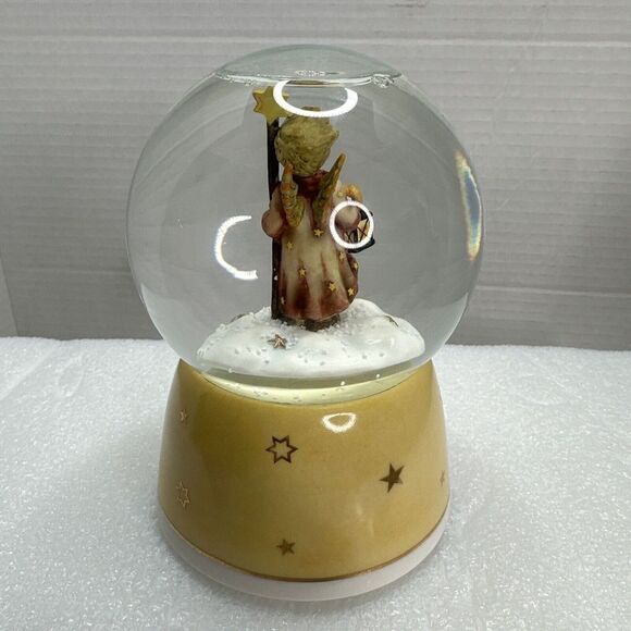 VTG Goebel M.J. Hummel Musical Snow Globe Angel Lantern Christmas Song #343 New - Picture 3 of 14